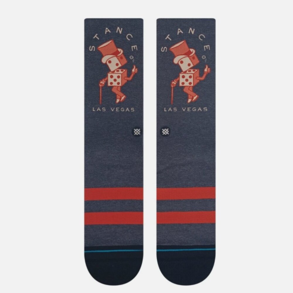 NWT Stance - Vegas Crew Socks - Medium - Poly Blend